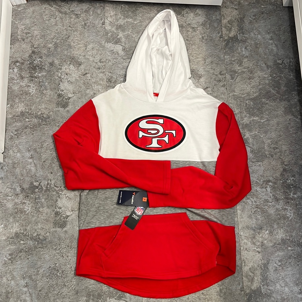 Men’s San Francisco 49ers “Vintage” Lightweight Hoodie | Fanatics | Men’s Large